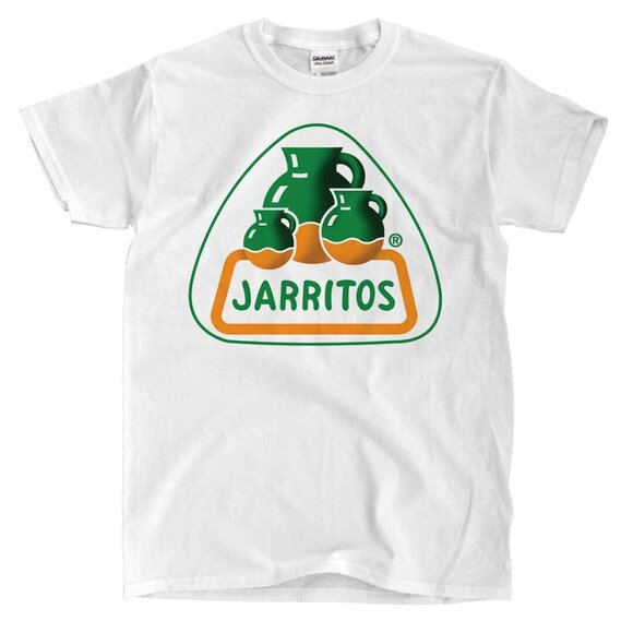 Jarritos White Retro Graphic Beverage Logo Street Style Fan Gift Unisex T-Shirt - Picture 1 of 5